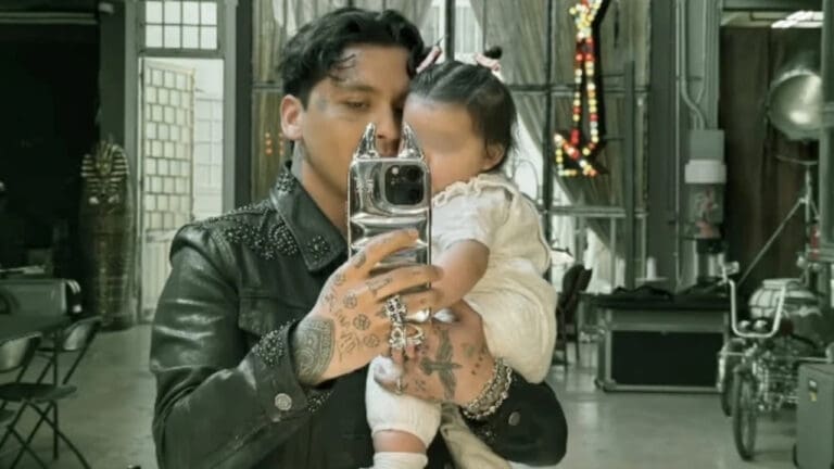 Christian Nodal se reencuentra con su hija tras visita de Cazzu en CDMX