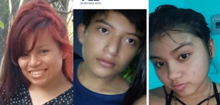 Buscan a seis personas en Quintana Roo, incluidos tres menores de edad de Cancún. Ya están activas sus respectivas fichas.