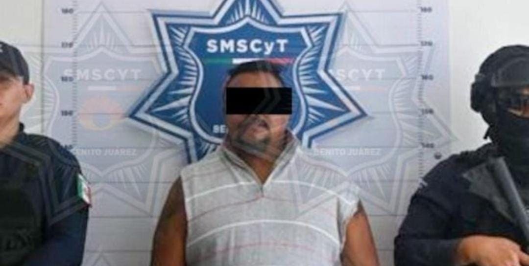 Capturan a sujeto que intentó matar a su hermana con un bate tras discusión familiar en Cancún