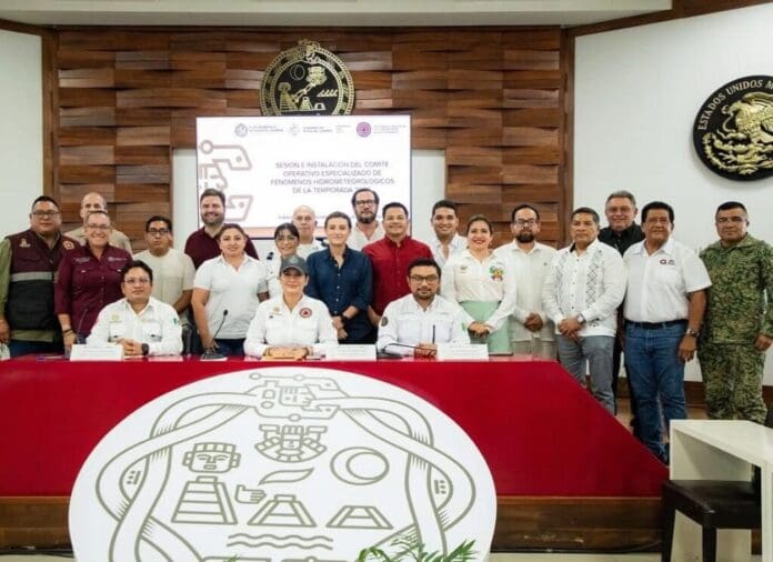Playa del Carmen instala Comité Operativo Especializado en Fenómenos Hidrometeorológicos