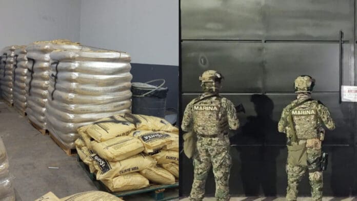 Marina decomisa más de 40 toneladas de metanfetamina en Michoacán