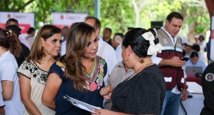 Lleva la gobernadora Mara Lezama justicia social a habitantes de Luis Echeverría Álvarez, con la Caravana del Bienestar.