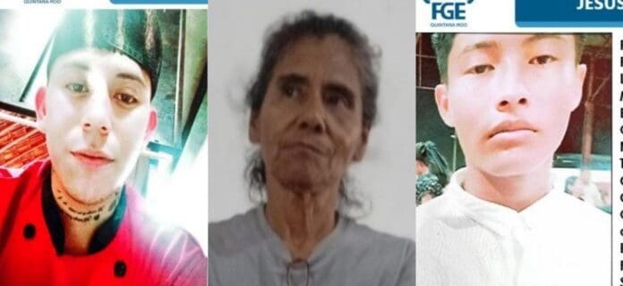 Buscan a una adulta mayor de Playa del Carmen y a dos jóvenes de la zona maya. Ya están activas sus respectivas fichas.