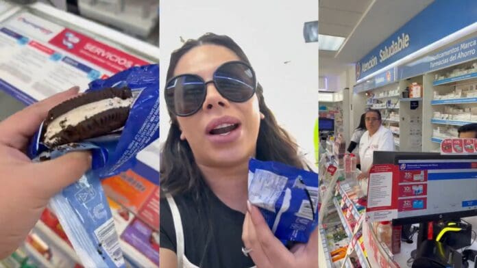 Video: Influencer Lizbeth Rodríguez exhibe a trabajadores de Farmacias del Ahorro por venderle un helado derretido