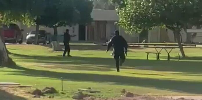 Recapturan a golpes y balazos a un reo que había escapado durante un traslado a un hsospital en Mexicali, Baja California.