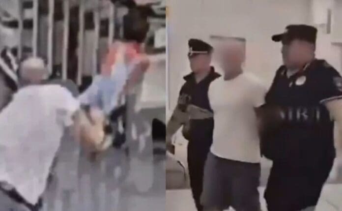 Hombre lanza a un niño al suelo y lo deja en estado de coma en un aeropuerto de Rusia