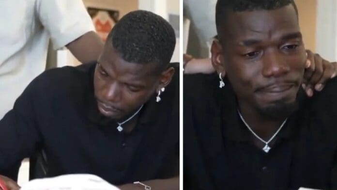 Video: Futbolista Paul Pogba rompe en llanto tras firmar su contrato con el Mónaco de Francia