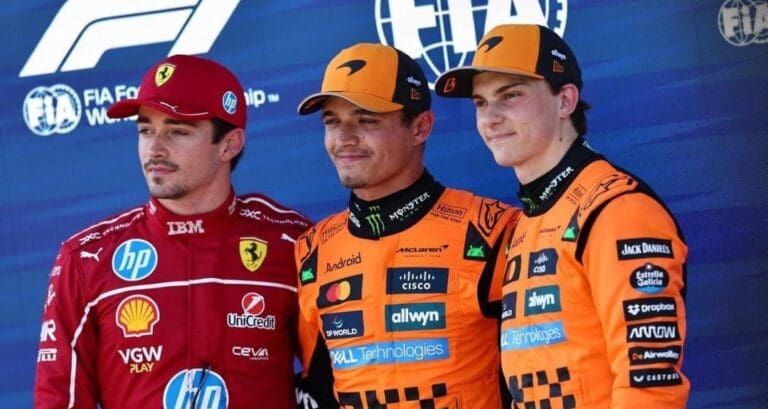 Lando Norris y Oscar Piastri hacen el 1-2 para McLaren en el GP de Austria. Siguen siendo los mejores del campeonato.