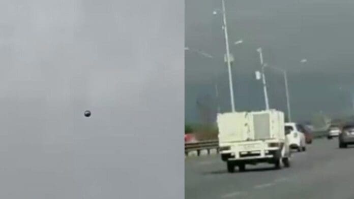 Captan misteriosa esfera plateada en el cielo de Nuevo León