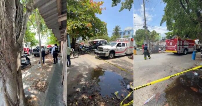 Sujeto presuntamente se prende fuego en Playa del Carmen y provoca un incendio