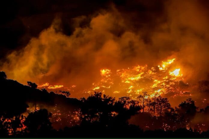Video: Evacuan a más de cinco mil personas por un incendio en la isla de Creta, Grecia