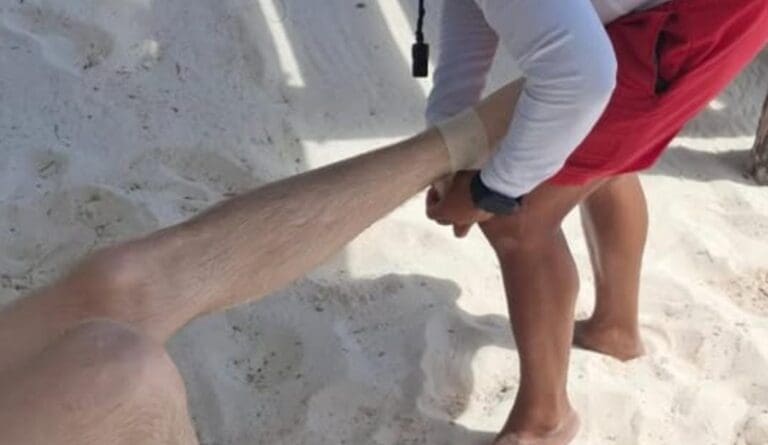 Bañistas terminan lesionados por la presencia de rayas y mantarrayas en playas de Cancún. Piden tener cuidado.