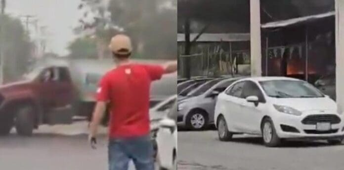 Asesinan a cuatro personas en ataque armado en lote de autos en Monterrey, Nuevo León. Hay además dos lesionados.