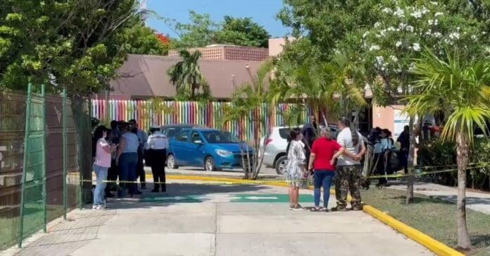 Reportan fuga de gas en una guardería del IMSS en el centro de Cancún. El incidente logró ser controlado a tiempo.