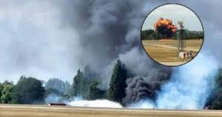 Video: Avión se estrella y luego explota en el aeropuerto de Londres