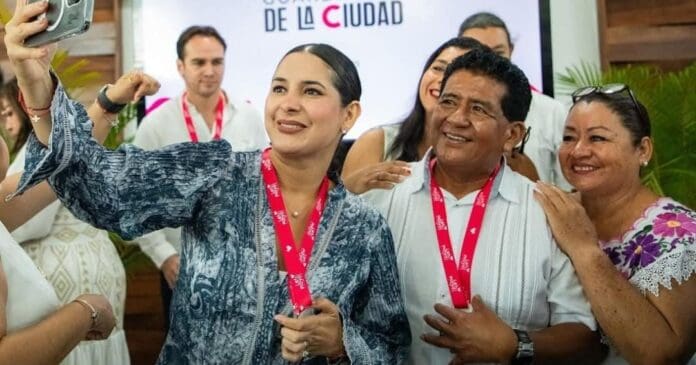 Estefanía Mercado se consolida como la alcaldesa mejor evaluada de Quintana Roo, según encuesta de Rubrum.