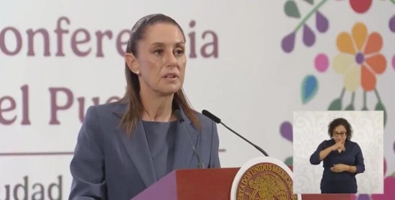 Pedimos a funcionarios de Donald Trump que no usen a México como piñata, externó la presidenta Claudia Sheinbaum.