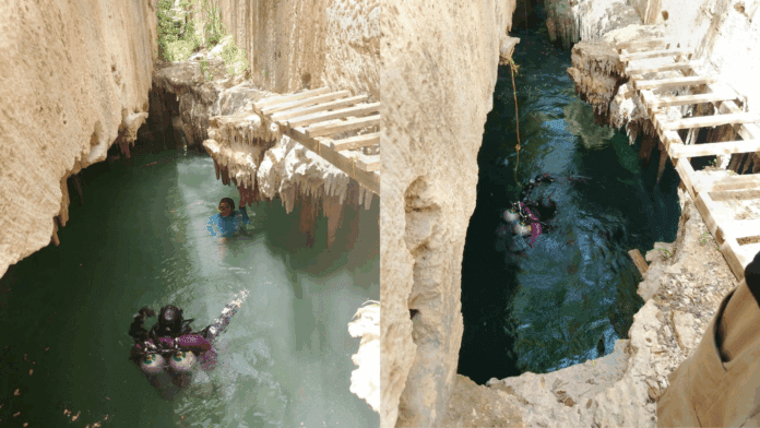 Descubren nueva cueva subterránea con agua en Playa del Carmen; realizarán mapa del sitio