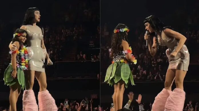 Video: Katy Perry alienta a niña a decir que es de México con orgullo en pleno concierto