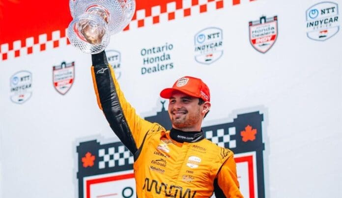 Piloto mexicano Patricio O'Ward gana el Gran Premio de Toronto en la IndyCar. Es su segunda victoria de la temporada.