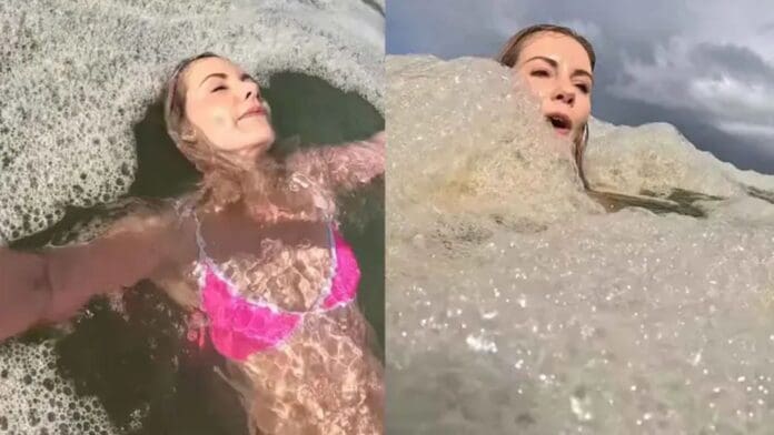 Influencer se mete al mar sin saber que nadaba entre aguas negras en Ciudad del Cabo, Sudáfrica