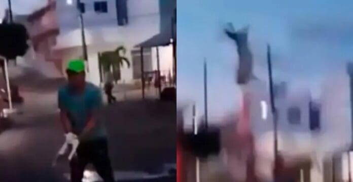 Sujeto lanza por los aires a una gata en Veracruz