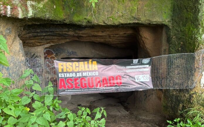 Clausuran cuevas en cerro de Atizapán, Edomex por sacrificio masivo de animales