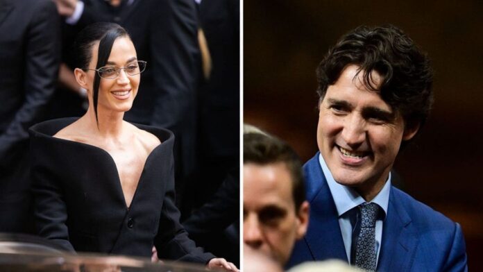 Captan a Katy Perry y al exprimer ministro de Canadá Justin Trudeau, cenando juntos en Montreal