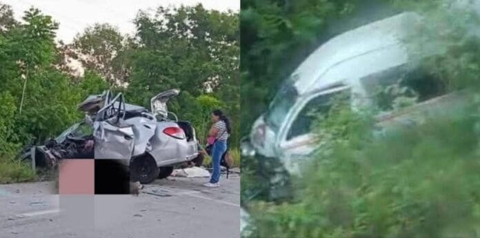 Mueren tres personas en accidente carretero en el tramo Felipe Carrillo Puerto-Tulum. Hay además seis lesionados.
