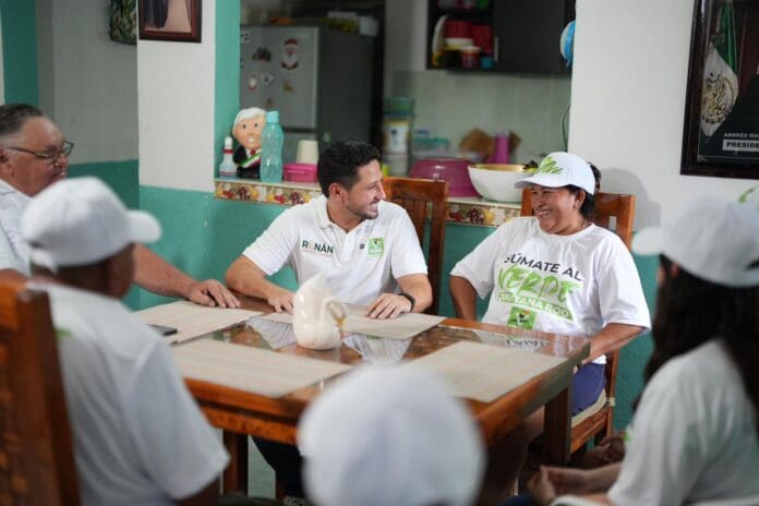 Renán Sánchez Tajonar: El Verde suma más de 35 mil afiliados en Quintana Roo y refuerza su campaña estatal