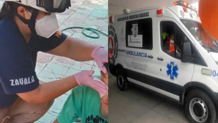 Menor es hospitalizado tras ser rociado con ácido en San Luis Potosí