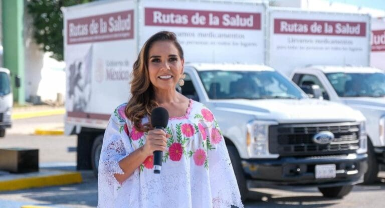 Participa Mara Lezama con la presidenta Claudia Sheinbaum en arranque de Estrategia Nacional de Rutas por la Salud.