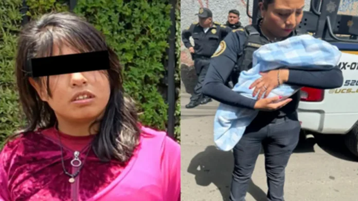 Detienen a mujer por presuntamente golpear a su bebé recién nacido en Cdmx