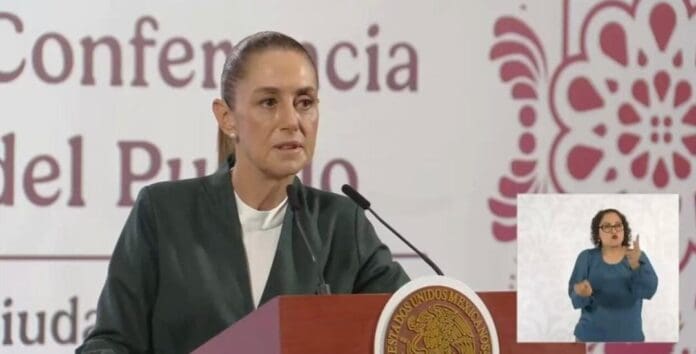 Si Estados Unidos interviniera militarmente en México, responderíamos en consecuencia, dijo Claudia Sheinbaum.