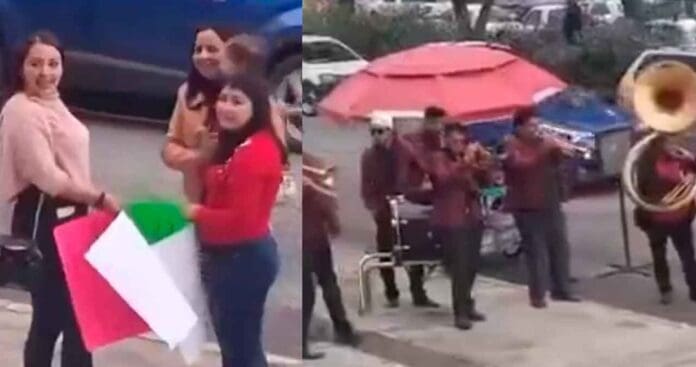 Video: Mujer festeja su divorcio con música de banda y sus amigas en Toluca, Edomex