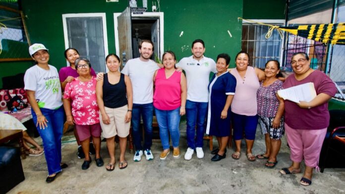 Renán Sánchez Tajonar fortalece el trabajo cercano con las familias de Villas del Sol