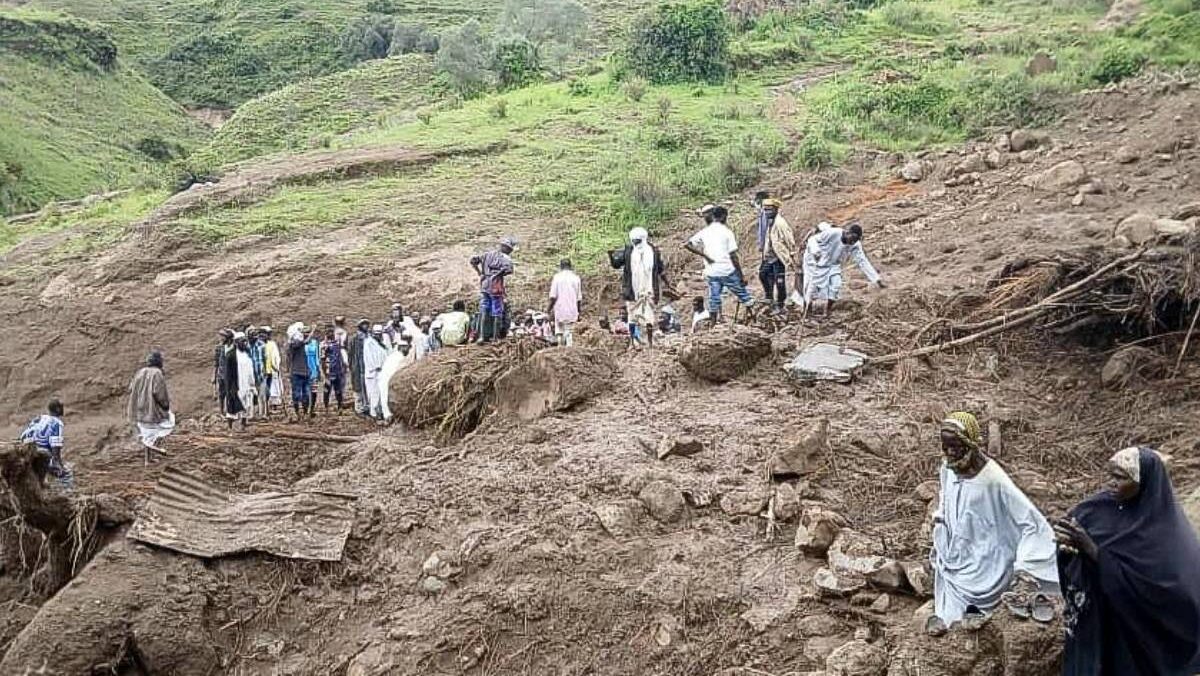 Video: Mueren más de mil personas por un deslizamiento de tierra en Sudán