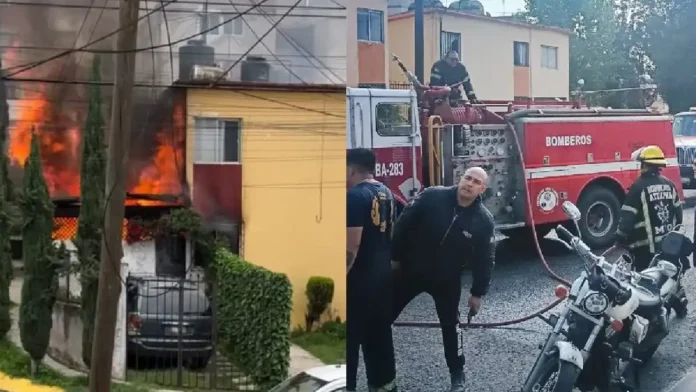 Muere una persona y tres resultan heridas tras incendio en Edomex