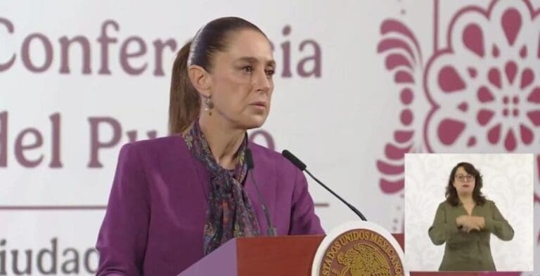 Cárteles no gobiernan México, no voy a debatir sobre ese tema, buscamos acuerdos, dijo la presidenta Claudia Sheinbaum.