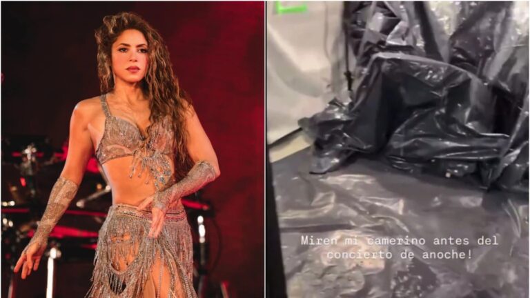 Video: Se inunda el camerino de Shakira por las intensas lluvias en Querétaro