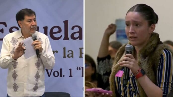 Video: Estudiante cuestiona a Fernández Noroña sobre su casa de 12 millones en Tepoztlán; ¿Dónde queda la austeridad?