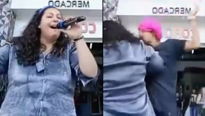 Video: Cantante urbana es golpeada por mujer extranjera mientras daba un show en Guadalajara, Jalisco