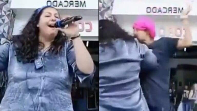 Video: Cantante urbana es golpeada por mujer extranjera mientras daba un show en Guadalajara, Jalisco