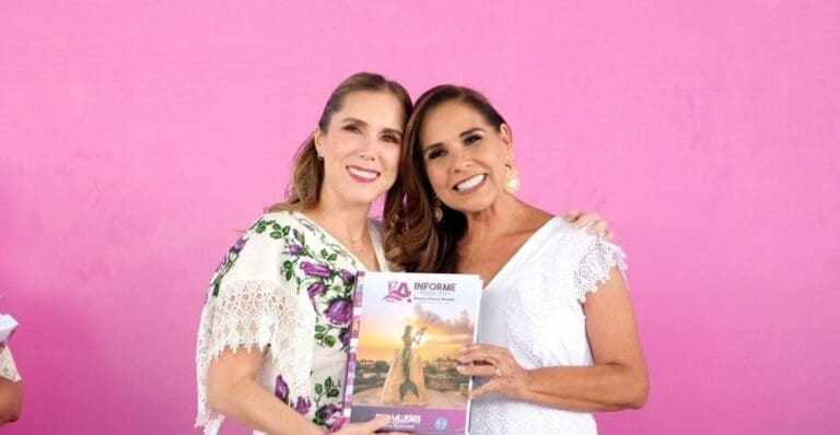 Mara Lezama acudió este 12 de septiembre a informes de alcaldes de Lázaro Cárdenas, Isla Mujeres y Puerto Morelos.