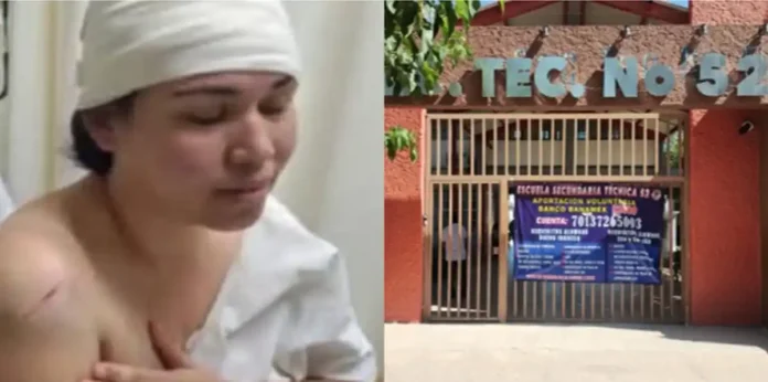 Niña ataca con hacha a mujer en una secundaria en Ciudad Juárez, Chihuahua