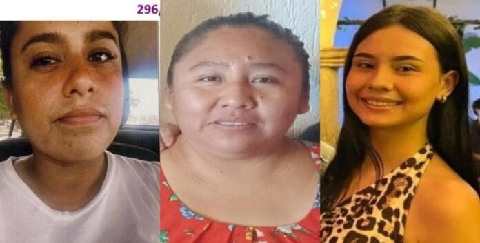 Buscan a cinco personas en Quintana Roo, entre ellas tres mujeres, una es de Colombia. Ya están activas sus fichas.