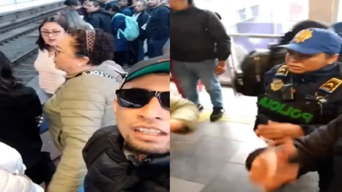Mujeres señalan de acoso a pasajero que les reclamó por colarse en la fila del Metro Cdmx