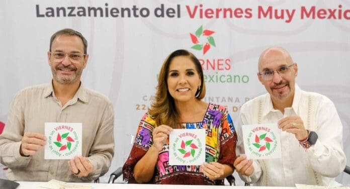 Quintana Roo se suma al Plan México y al “Viernes muy Mexicano” para apoyar a pequeños comercios, destaca la gobernadora.