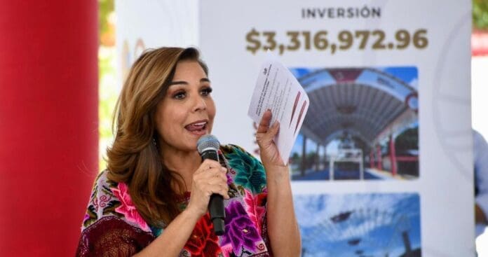 Entrega Mara Lezama Espinosa nuevo domo en primaria 