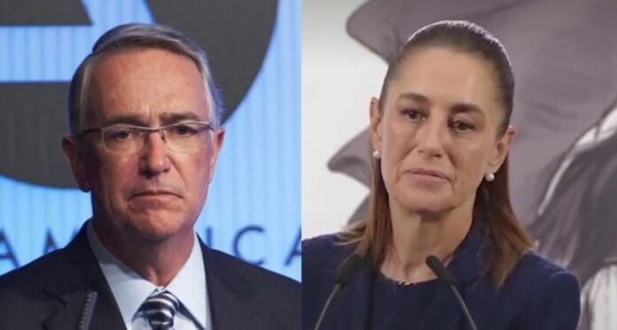 Pide la presidenta Claudia Sheinbaum Pardo a Salinas Pliego que pague sus deudas en México y Estados Unidos.